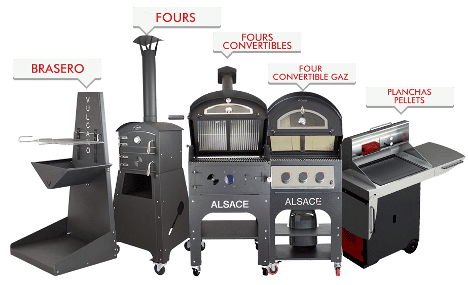 Four Convertible En 2 Secondes En Barbecue Vulcano Par Lart