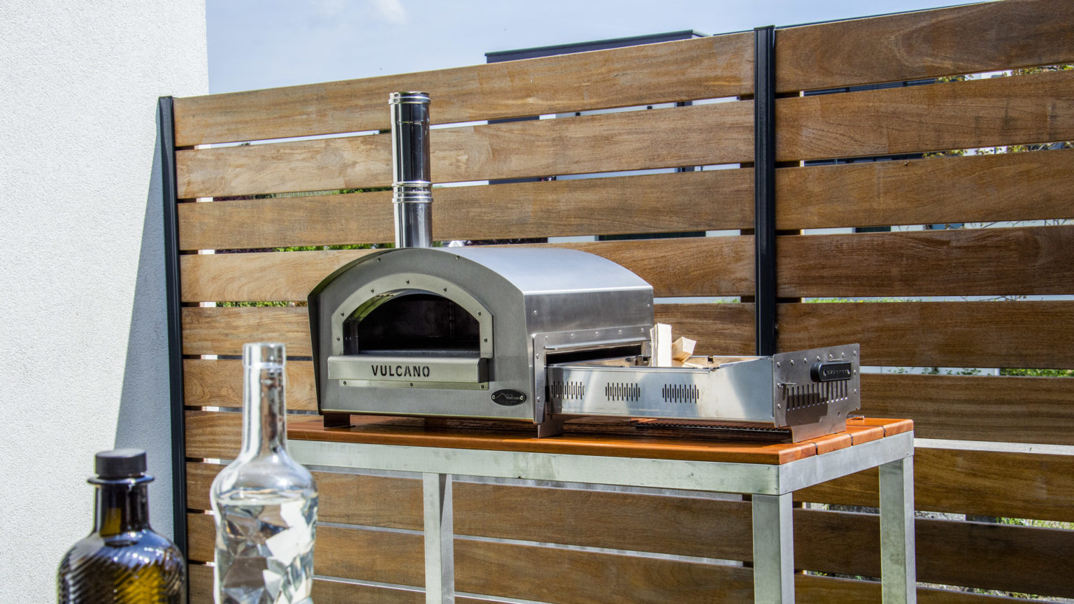 Four à pizza convertible en Barbecue - Vulcano France