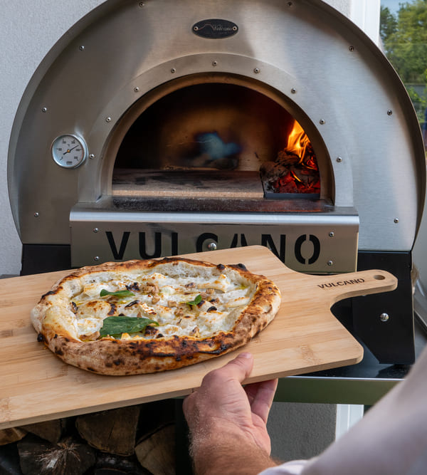 Grille de cuisson carrée en inox 30 x 30 cm pour four à pizza Vulcano -  L'Art du Jardin