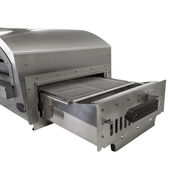 Vulcano Taal bbq tiroir ouvert